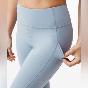 Lululemon Athletica Invigorate High-Waisted Leggings Slate Blue